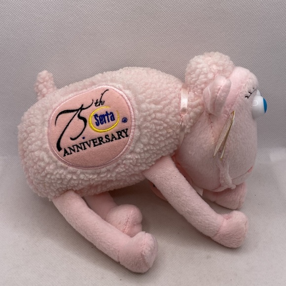 Serta 75th Anniversary Plush Sheep Pink Mattress Breast Cancer Research - Picture 14 of 15